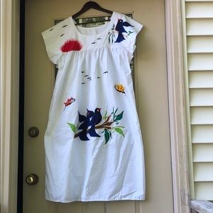 Appliqué XL Dress or Coverup